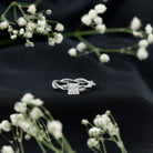 Certified Lab Grown Diamond 6MM Princess Cut Engagement Ring Lab - ( EF-VS ) - Rosec Jewels