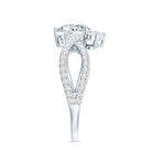 Rosec Jewels-Lab Grown Diamond Teardrop Designer Engagement Ring