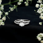Certified 5X7 MM Lab Grown Diamond Engagement Ring Enhancer Lab - ( EF-VS ) - Rosec Jewels