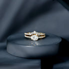 Certified 5X7 MM Lab Grown Diamond Engagement Ring Enhancer Lab - ( EF-VS ) - Rosec Jewels