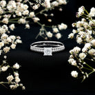 Certified Lab Grown Diamond 5 MM Princess Cut Engagement Ring For Women Lab - ( EF-VS ) - Rosec Jewels