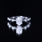 Rosec Jewels-Lab Grown Diamond 6X8 MM Oval Solitaire Engagement Ring