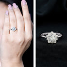Rosec Jewels-Lab Grown Diamond Nature Engagement Ring