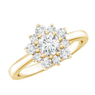 Rosec Jewels-Lab Grown Diamond Nature Engagement Ring