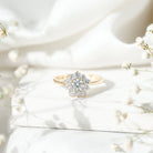 Rosec Jewels-Lab Grown Diamond Nature Engagement Ring