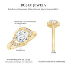 Rosec Jewels-2 Carat Lab Grown Diamond Bypass Engagement Ring