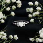 Lab Grown Diamond 6 MM Heart Shaped Engagement Ring Lab - ( EF-VS ) - Rosec Jewels