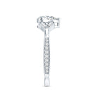 Rosec Jewels-Lab Grown Diamond Teardrop Split Shank Engagement Ring