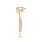 Rosec Jewels-Lab Grown Diamond Teardrop Split Shank Engagement Ring