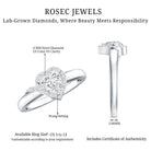 Rosec Jewels-Certified Heart Shape Lab Grown Diamond Engagement Ring