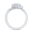 Rosec Jewels-7 MM Lab Grown Diamond Unique Engagement Ring For Her