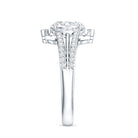 6X8 MM Oval Lab Grown Diamond Vintage Engagement Ring For Women Lab - ( EF-VS ) - Rosec Jewels