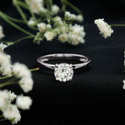 Lab Grown Diamond 1 Carat Engagement Ring For Women Lab - ( EF-VS ) - Rosec Jewels