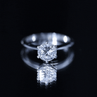 2 Carat Lab Grown Diamond Six Prongs Engagement Ring Lab - ( EF-VS ) - Rosec Jewels
