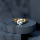 2 Carat Lab Grown Diamond Six Prongs Engagement Ring Lab - ( EF-VS ) - Rosec Jewels
