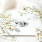 Certified 8 MM Round Lab Grown Diamond Celtic Engagement Ring Lab - ( EF-VS ) - Rosec Jewels