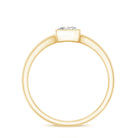 Certified Lab Grown Diamond 5 MM Solitaire Promise Ring Lab - ( EF-VS ) - Rosec Jewels