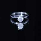 Rosec Jewels-Lab Grown Diamond 6 MM Round Cut Engagement Ring