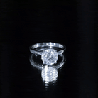 Rosec Jewels-Peg Headset Lab Grown Diamond 2 Carat Engagement Ring