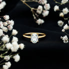 Certified 1 Carat Lab Grown Diamond Engagement Ring Lab - ( EF-VS ) - Rosec Jewels
