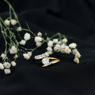 Rosec Jewels-Certified Lab Grown Diamond Bypass Engagement Ring for Women