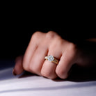 Rosec Jewels-Lab Grown Diamond Antique Looking Engagement Ring