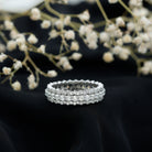 Rosec Jewels-Certified Lab Grown Diamond Eternity Wedding Band for Her