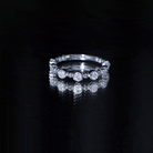 Bezel Set Lab Grown Diamond Wedding Anniversary Band Lab - ( EF-VS ) - Rosec Jewels
