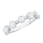 Rosec Jewels-Bezel Set Lab Grown Diamond Wedding Anniversary Band