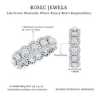 Classic Lab Grown Diamond Thick Wedding Band Lab - ( EF-VS ) - Rosec Jewels