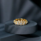 Classic Lab Grown Diamond Thick Wedding Band Lab - ( EF-VS ) - Rosec Jewels