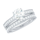 Rosec Jewels-Lab Grown Diamond Wedding and Engagement Ring Set