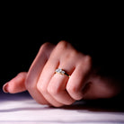 Rosec Jewels-Certified Lab Grown Diamond Three Stone Engagement Ring for Her