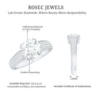 Rosec Jewels-Lab Grown Diamond Engagement Ring With Double Prongs