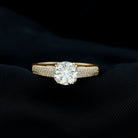 Rosec Jewels-Lab Grown Diamond Engagement Ring With Double Prongs