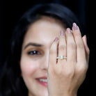 Rosec Jewels-Princess Cut Lab Grown Diamond Bezel Set Engagement Ring