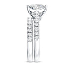 IGI Certified Huge 5 Carat Lab Grown Diamond Engagement Wedding Ring Set Lab - ( EF-VS ) - Rosec Jewels