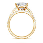 IGI Certified Huge 5 Carat Lab Grown Diamond Engagement Wedding Ring Set Lab - ( EF-VS ) - Rosec Jewels