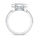 3 Carat Big Lab Grown Diamond Bezel Set Engagement Ring with IGI Certificate Lab - ( E-VS1 ) - Rosec Jewels