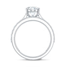 IGI Certified 2 Carat Oval Lab Grown Diamond Bridal Ring Set of 2 Lab - ( EF-VS ) - Rosec Jewels
