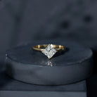 1 Carat Lab Created Diamond Princess Cut Engagement Ring IGI Certified Lab - ( E-VS1 ) - Rosec Jewels