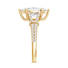 Rosec Jewels-IGI Certified 2 Carat Lab Grown Marquise Diamond Engagement Ring with Split Shank