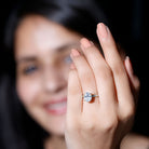 IGI Certified 2 Carat Lab Grown Diamond Oval Engagement Ring With Side Stones Lab - ( E-VS1 ) - Rosec Jewels