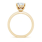 IGI Certified 3 Carat Lab Grown Diamond Oval Engagement Ring for Women Lab - ( EF-VS ) - Rosec Jewels