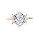 Rosec Jewels-Marquise Cut Lab Created Diamond 2 Carat Engagement Ring for Women