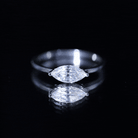 Marquise Cut 1 Carat Lab Grown Diamond East West Ring with IGI Certificate Lab - ( E-VS1 ) - Rosec Jewels