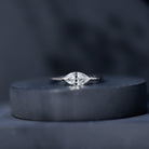 Marquise Cut 1 Carat Lab Grown Diamond East West Ring with IGI Certificate Lab - ( E-VS1 ) - Rosec Jewels