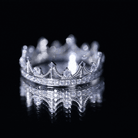 Rosec Jewels-Lab Grown Diamond Crown Eternity Band Ring for Women