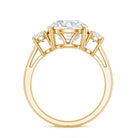 Rosec Jewels-4 Carat Lab Grown Diamond Three Stone Engagement Ring IGI Certified