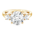 Rosec Jewels-4 Carat Lab Grown Diamond Three Stone Engagement Ring IGI Certified